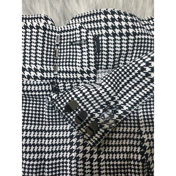 Torrid Size 22 Black White Glenn Plaid Pockets Elastic Waist Shorts Skorts Skirt - Picture 3 of 7
